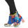 Schuhe Damen Low Boots Irregular Choice STRONGER TOGETHER Blau / Rot / Golden