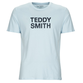 Kleidung Herren T-Shirts Teddy Smith TICLASS BASIC MC Blau / Hell