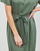 Kleidung Damen Maxikleider Vero Moda VMBUMPY SS CALF SHIRT DRESS NOOS Khaki