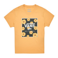 Abbigliamento Bambina T-shirt maniche corte Vans SUNFLOWER ANIMAL BOX CREW 