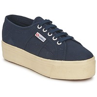 Chaussures Femme Baskets basses Superga 2790 LINEA UP AND Marine