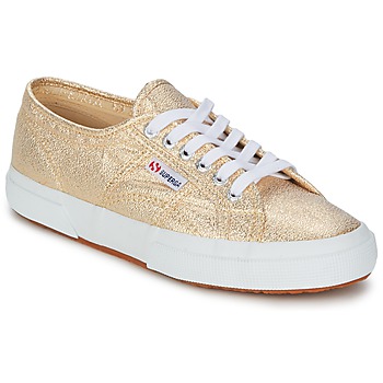 Schuhe Damen Sneaker Low Superga 2751 LAMEW Golden