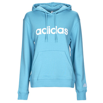 Kleidung Damen Sweatshirts Adidas Sportswear LIN FT HD Blau