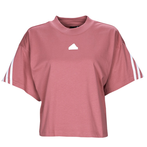 Kleidung Damen T-Shirts Adidas Sportswear FI 3S TEE Bordeaux / Hell