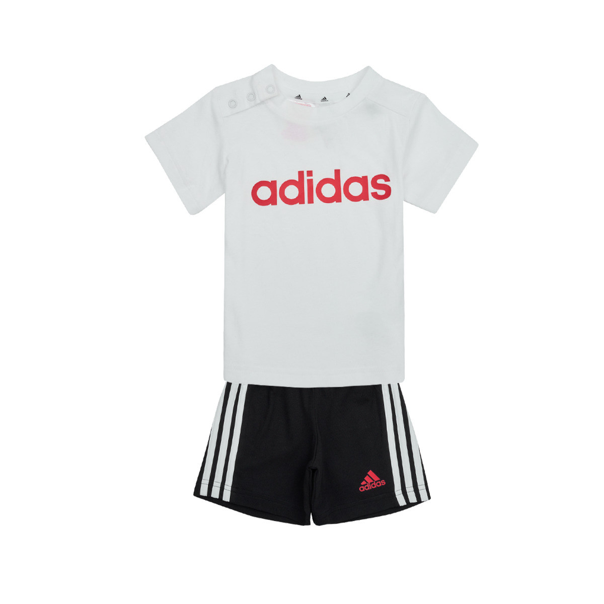 Kleidung Jungen Jogginganzüge Adidas Sportswear I LIN CO T SET Weiß