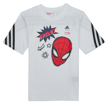 Kleidung Jungen T-Shirts Adidas Sportswear LB DY SM T Weiß
