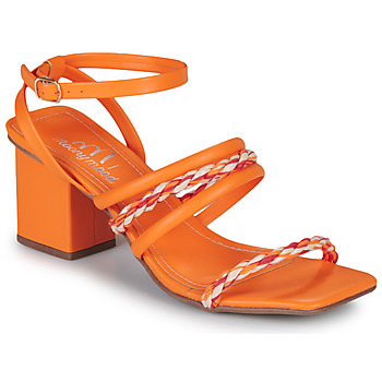 Schuhe Damen Sandalen / Sandaletten Moony Mood WYONA Orange