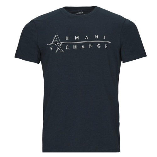 Kleidung Herren T-Shirts Armani Exchange 3RZTBR Marineblau