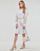 Kleidung Damen Kurze Kleider Armani Exchange 3RYA22 Beige / Weiß