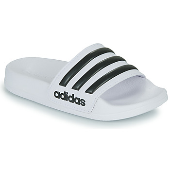 Schuhe Kinder Pantoletten Adidas Sportswear ADILETTE SHOWER K Weiß
