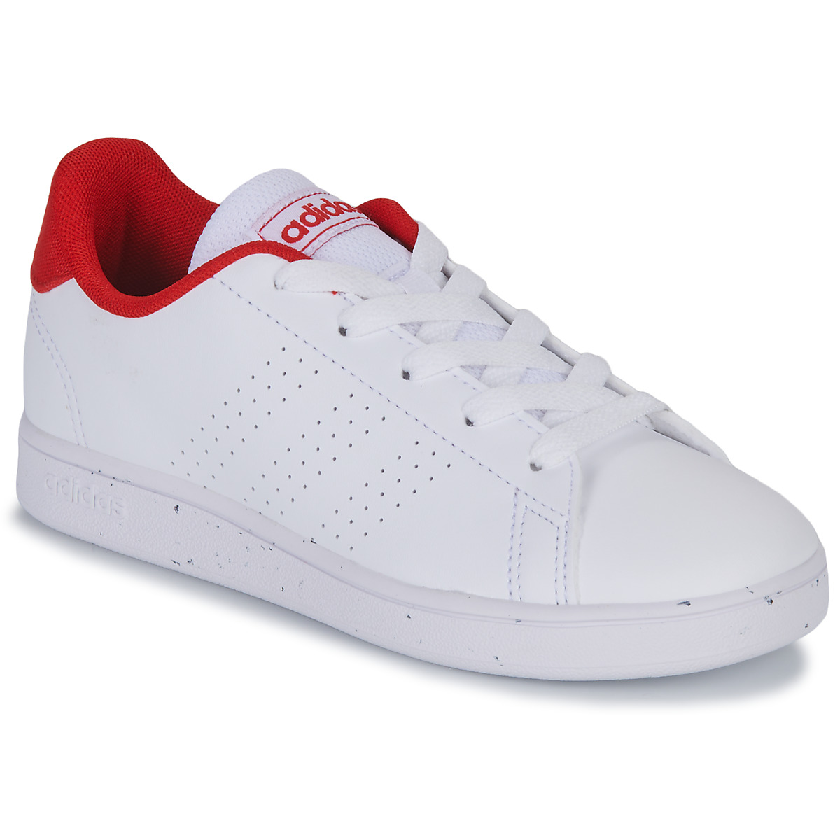 Schuhe Kinder Sneaker Low Adidas Sportswear ADVANTAGE K Weiß / Rot