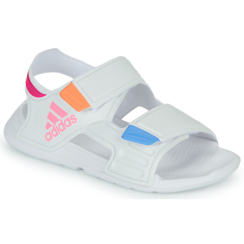 Schuhe Mädchen Sandalen / Sandaletten Adidas Sportswear ALTASWIM C Weiß / Bunt