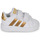 Schuhe Mädchen Sneaker Low Adidas Sportswear GRAND COURT 2.0 CF Weiß / Bronze