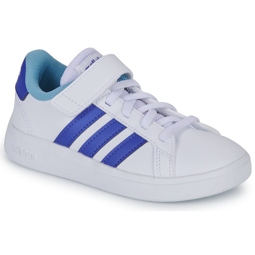 Schuhe Kinder Sneaker Low Adidas Sportswear GRAND COURT 2.0 CF Weiß / Blau
