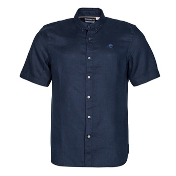Abbigliamento Uomo Camicie maniche corte Timberland SS Mill River Linen Shirt Slim 