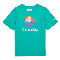 Kleidung Kinder T-Shirts Columbia Valley Creek Short Sleeve Graphic Shirt Blau