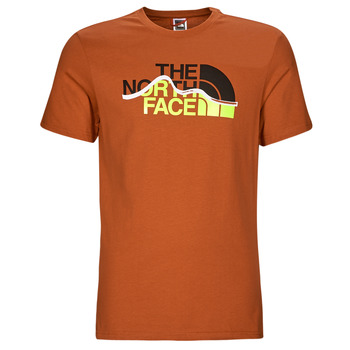 Kleidung Herren T-Shirts The North Face S/S Mountain Line Tee Braun,