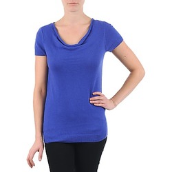 Vêtements Femme T-shirts manches courtes La City PULL COL BEB Bleu