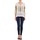 Vêtements Femme Tops / Blouses Stella Forest ATU025 Blanc / Gris / Jaune