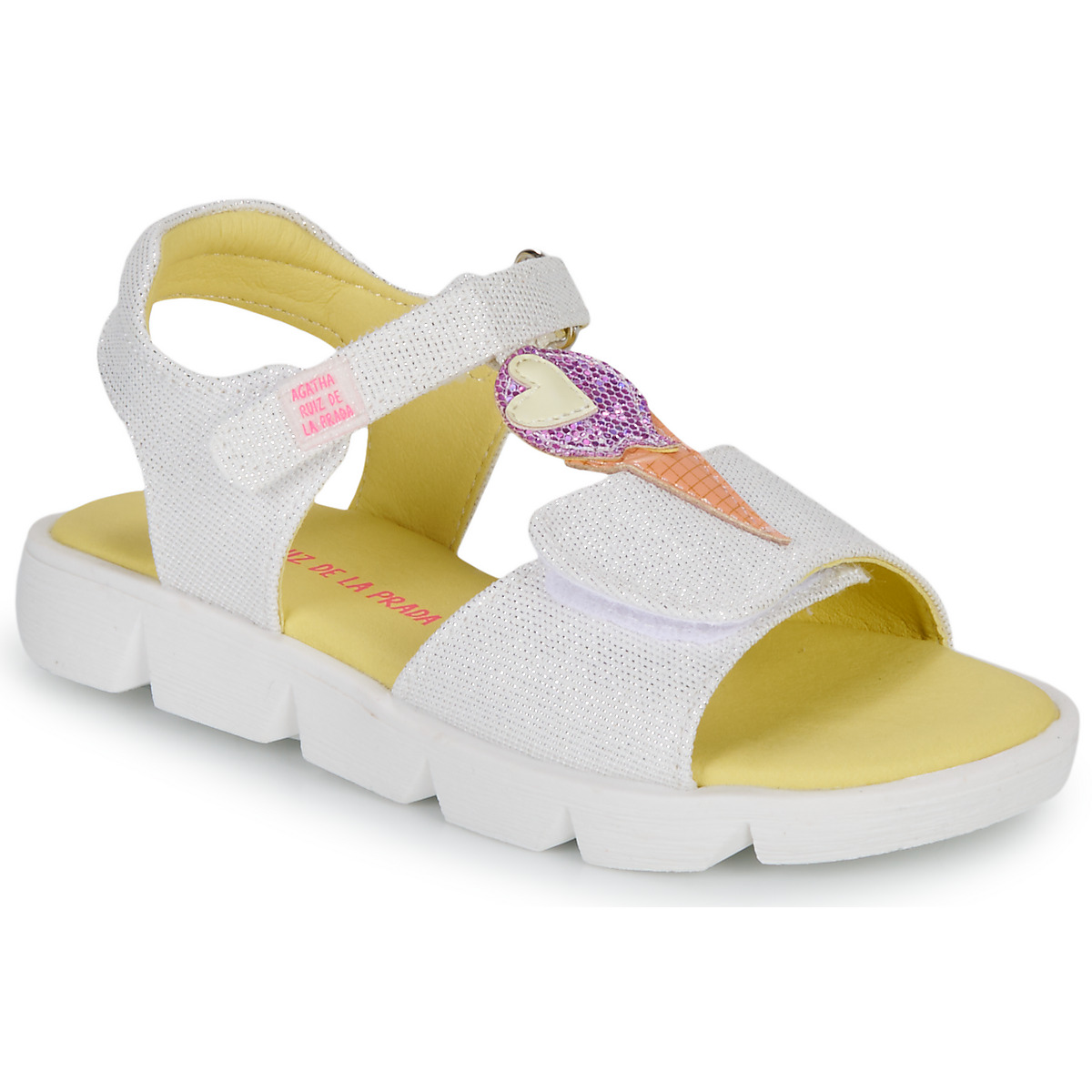 Schuhe Mädchen Sandalen / Sandaletten Agatha Ruiz de la Prada MINIS Weiß