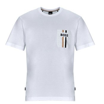 Kleidung Herren T-Shirts BOSS TESSIN 07 Weiß