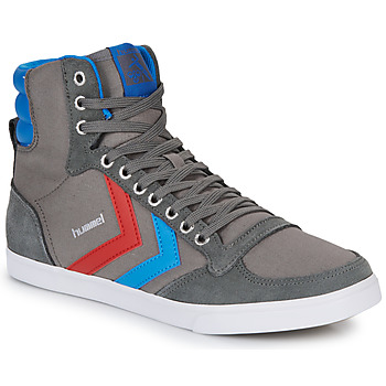 Schuhe Sneaker High hummel SLIMMER STADIL HIGH Grau / Blau / Rot