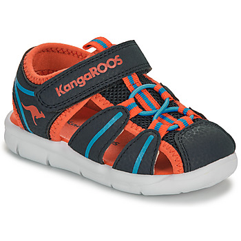 Schuhe Jungen Sportliche Sandalen Kangaroos K-Grobi Marineblau / Orange