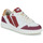 Schuhe Damen Sneaker Low Caval SPORT SLASH PURPLE CARAMEL Weiß / Bordeaux