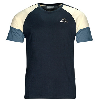 Kleidung Herren T-Shirts Kappa IPOOL Marineblau / Blau / Weiß