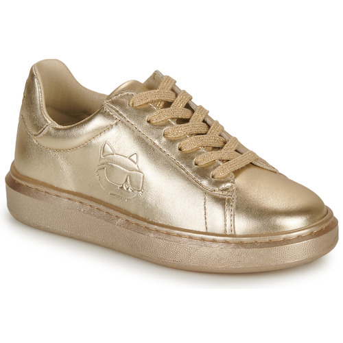 Schuhe Mädchen Sneaker Low Karl Lagerfeld Z19115 Gold