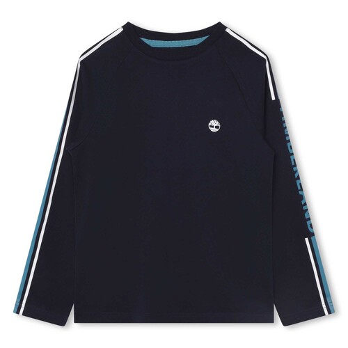 Kleidung Jungen T-Shirts Timberland T25U37-857-J Marineblau