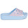 Schuhe Damen Pantoletten Crocs ClassicPlatformGlitterSlideW Blau / Glitzer