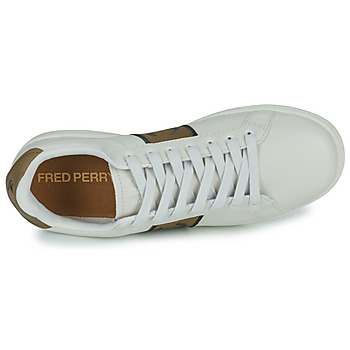 Fred Perry B721 LEATHER Beige / Braun,