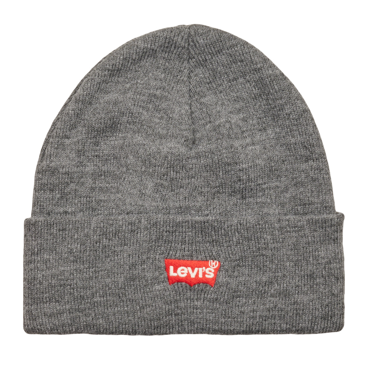 Accessoires Mütze Levi's RED BATWING EMBROIDERED SLOUCHY BEANIE Grau