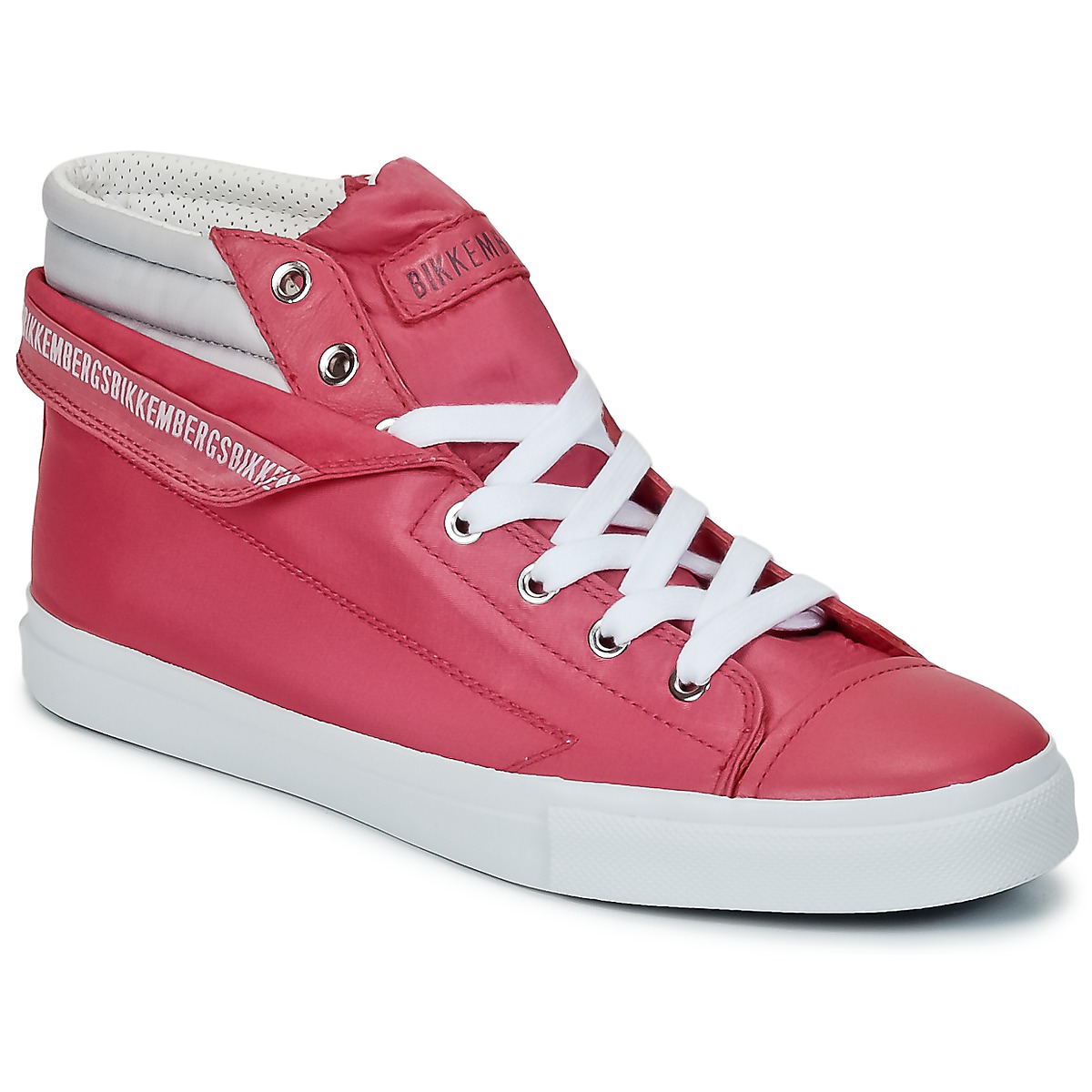 Scarpe Donna Sneakers alte Bikkembergs PLUS 647 Pink / Grigio