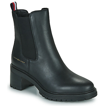 Tommy Hilfiger ESSENTIAL MIDHEEL LEATHER BOOTIE    