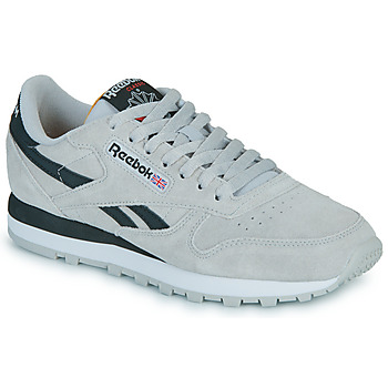 Schuhe Sneaker Low Reebok Classic CLASSIC LEATHER Grau / Marineblau