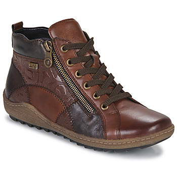 Schuhe Damen Sneaker High Remonte R1467-23 Braun,