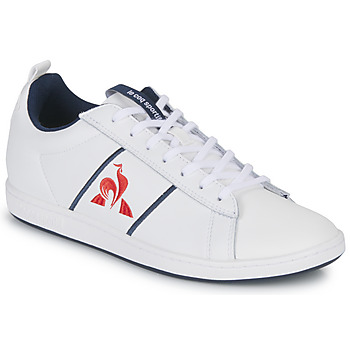 Schuhe Herren Sneaker Low Le Coq Sportif COURTCLASSIC Weiß / Marineblau