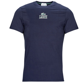 Kleidung Herren T-Shirts Lacoste TH1147 Marineblau