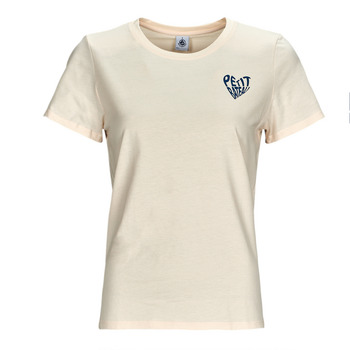 Kleidung Damen T-Shirts Petit Bateau MC COL ROND Beige
