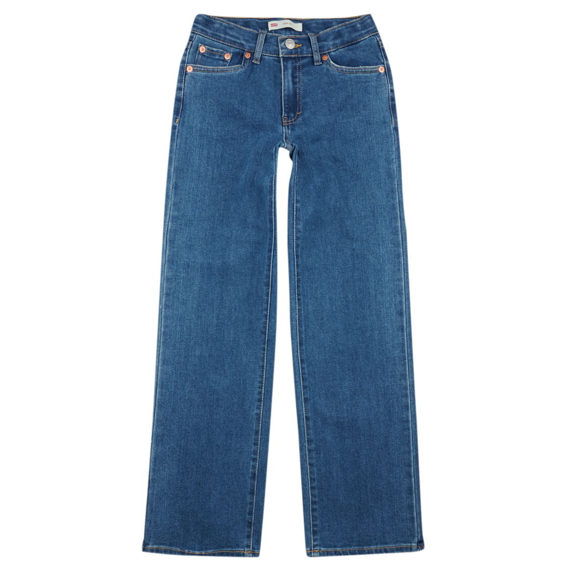 Kleidung Mädchen Flare Jeans/Bootcut Levi's LVG WIDE LEG JEANS Blau