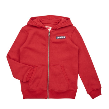 Kleidung Jungen Sweatshirts Levi's LVN BOXTAB FULL ZIP HOODIE Rot