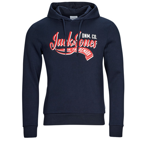 Kleidung Herren Sweatshirts Jack & Jones JJELOGO SWEAT HOOD 2 COL 23/24 Marineblau
