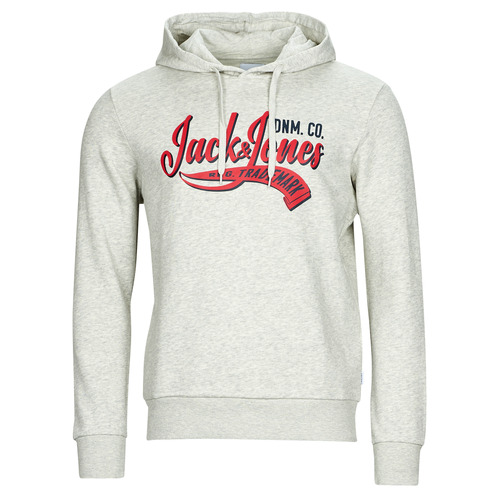 Kleidung Herren Sweatshirts Jack & Jones JJELOGO SWEAT HOOD 2 COL 23/24 Grau
