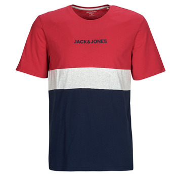 Kleidung Herren T-Shirts Jack & Jones JJEREID BLOCKING TEE SS Bunt