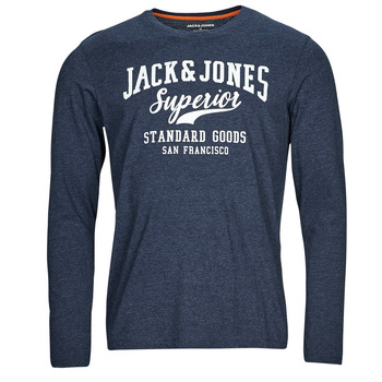 Vêtements Homme T-shirts manches longues Jack & Jones JJLOGO TEE LS O-NECK 1 COL MEL 
