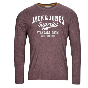 Vêtements Homme T-shirts manches longues Jack & Jones JJLOGO TEE LS O-NECK 1 COL MEL 
