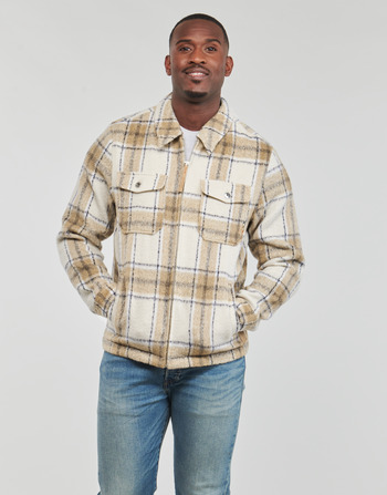 Vêtements Homme Blousons Scotch & Soda Wool-Blend Zip-Thru Check Overshirt 