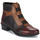 Schuhe Damen Low Boots Rieker Y0764-35 Braun, / Beige